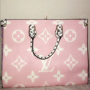 Large pink tote